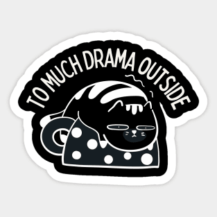 Lazy Sleeping Cat Sticker